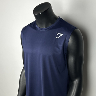 Arena Dark Blue Performance Sleeveless T-shirt  |  1031