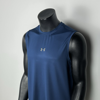 Astana Dark Blue Performance Sleeveless T-shirt | 1031