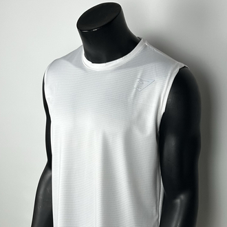 Arena White Performance Sleeveless T-shirt | 1031