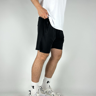 Sharpe Black Micro Shorts  |  1020