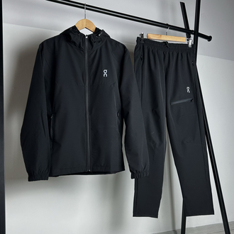 Utter Black Micro Stretch Tracksuit |  9630