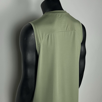 Astana Khaki Performance Sleeveless T-shirt  |  1031