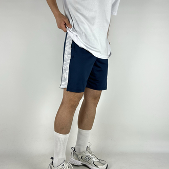 H5 Shape White & Dark Blue Shorts  |  1020