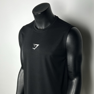 Tinka Black Performance Sleeveless T-shirt | 1031