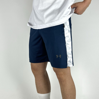 H5 Shape White & Dark Blue Shorts  |  1020