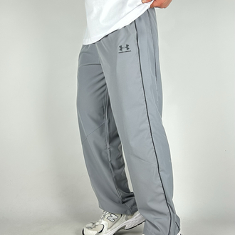 Wide Grey Baggy Fresh Fabrics Sweatpants | 1038