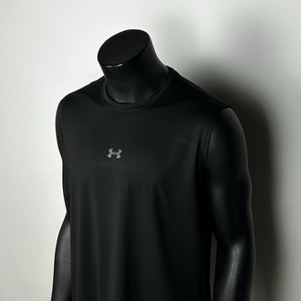 Cuenca Black Performance Sleeveless T-shirt | 1031