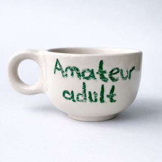 “Amateur Adult” Ceramic Mug