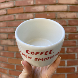 Coffee. Then Emotions. Coffee Mug