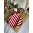 Oblong Plate S - Pinkish Cherry  20*11cm