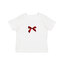 Kurdele baskılı Baby Tee