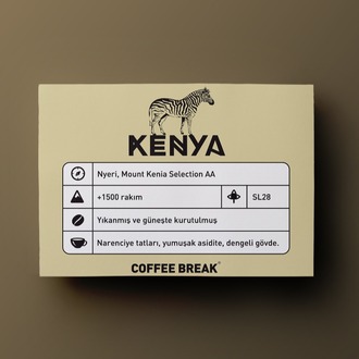 Kenya Nyeri, Mount Kenia Selection AA (250 Gram)