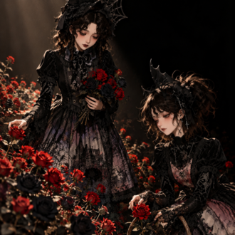 Gotik Kız Kardeşler – Karanlık Viktorya Dönemi Fantastik Duvar Kâğıdı Koleksiyonu