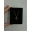 V.C Yonca Kolye Gold-Siyah