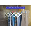 Compact Çamaşır Kurutma Askılığı Paslanmaz Alüminyum 95 cm 9 askı