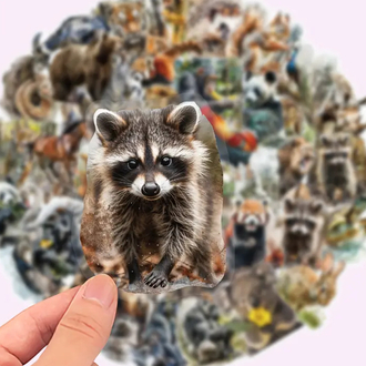 50 adet hayvanlar pet Sticker