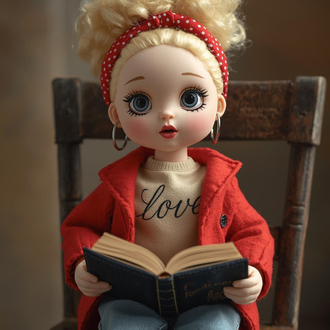 12 adet Cutie Doll Scrapbook set