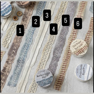 Yırtma dikiş serisi Washi tape 