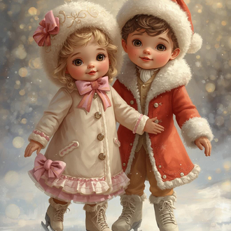 Chrıstmas Doll Vintage 