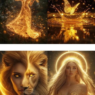 24 görsel gold leo set