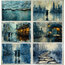 Gece, Yağmur Manzara Scrapbook
