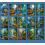 15 adet 1.kalite Gizemli Orman Evleri Scrapbook set