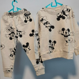 Mickey Mause baskılı pijama 