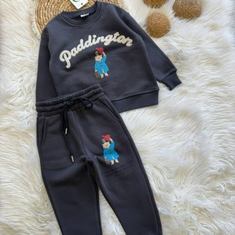 Paddington Baskılı Premium Çocuk Üstü – Yumuşak Dokulu, Günlük ve Şık