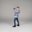 1:18 Fotoğrafçı Erkek Figür Kod:B28