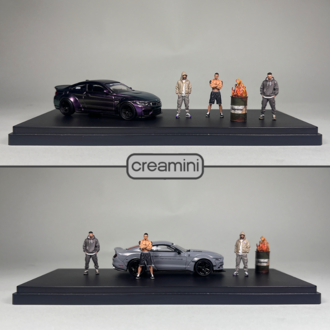 1:64 Urban Car Crew Figür Set 