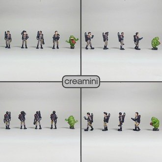 1:64 Ghost Busters 2 Figür Set 