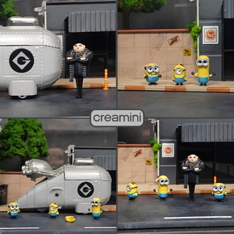1:64 The Minions Figür Set 