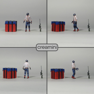1:64 PUBG Figür Set