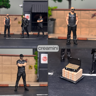 1:64 Black Syndcate Figür Set 
