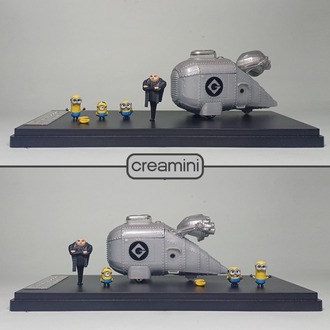 1:64 The Minions Figür Set 