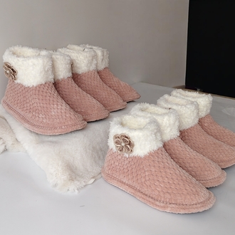 dijital örgü rehberi kürklü terlik + Panduf 36-40 numara 