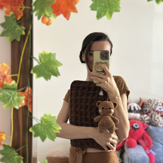 Waffle  Model Puf Tablet kılıfı   Dudu Ayıcık ile birlikte