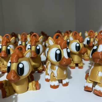 Sevimli At figürü anahtarlık