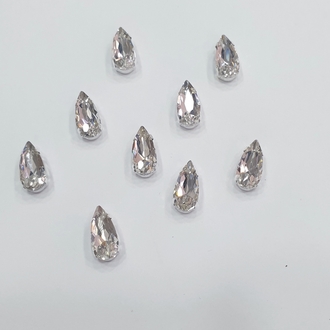 Kasalı Taş - Damla 7*15 mm (10 Adet)