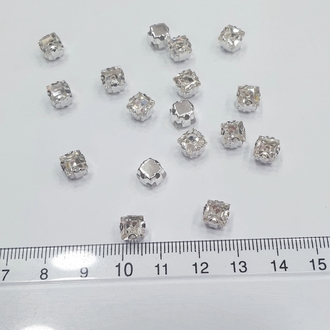Kasalı Taş - Kare 6*6 mm (100 Adet)