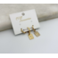 Özel Seri Gold Kuzey Yıldızlı Üçlü Set Küpe