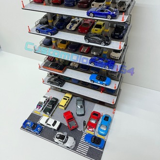 6 KATLI DIORAMA GARAJ - 1:64 Ölçek