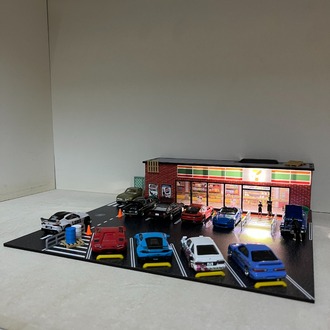 1:64 Ölçek - 7 ELEVEN Market Diorama