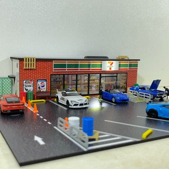 1:64 Ölçek - 7 ELEVEN Market Diorama