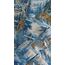 Golden blue winter paper