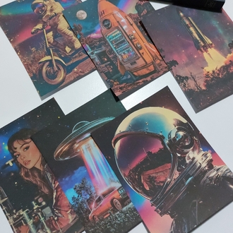 Retro space paper