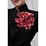 PEONY broş orta boy şeftali pembesi