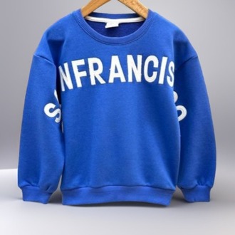 Erkek Çocuk Yazı Detaylı Sweatshirt