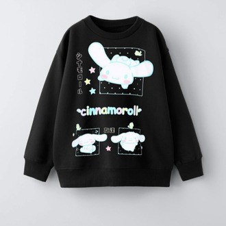 Kız Çocuk Cinnamoroll Baskılı Sweatshirt