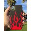 ALEVLİ SİYAH İPHONE 11 KILIF